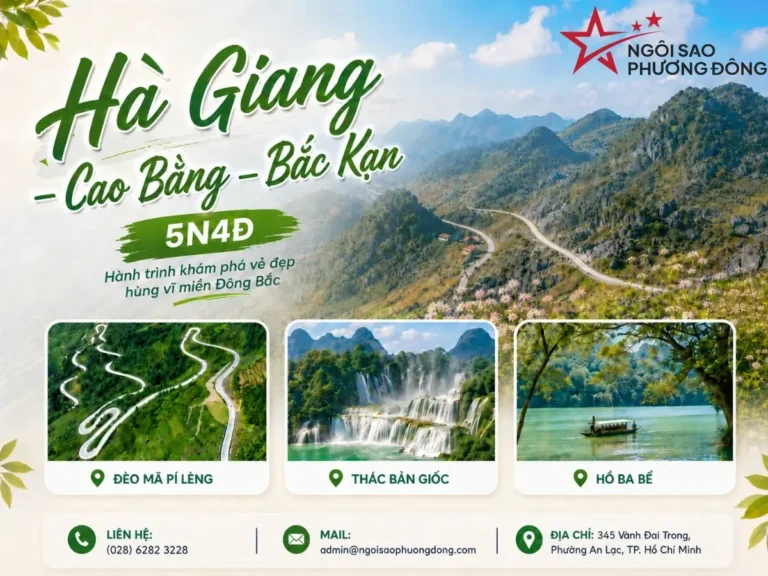 Hà Giang – Cao Bằng – Bắc Kạn 5N4D