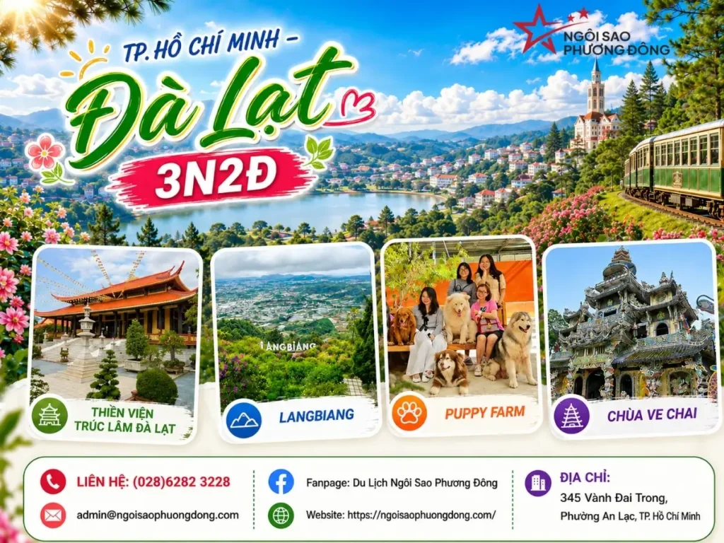 TP. Hồ Chí Minh – Đà Lạt (3N2Đ)