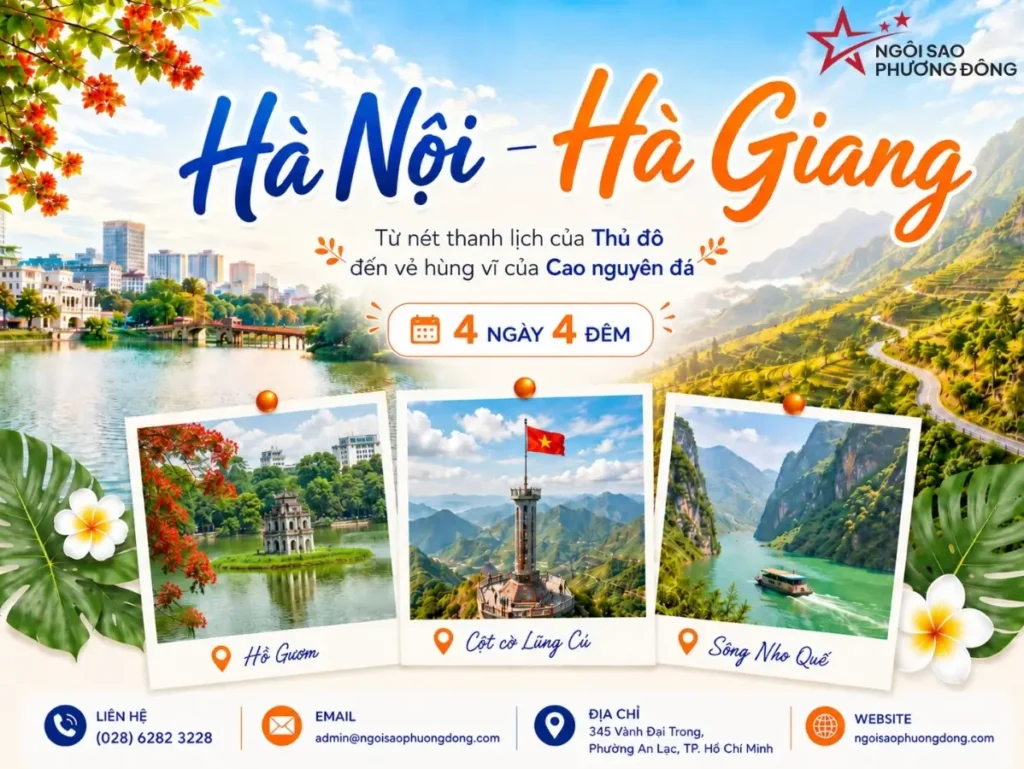 TP.HCM – HÀ NỘI – HÀ GIANG 4N4D